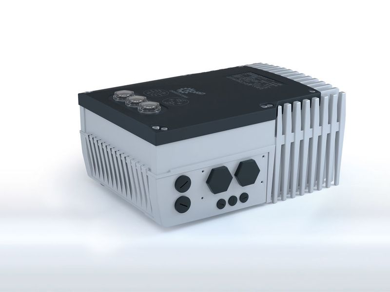 Mit seiner skalierbaren Funktionalität lässt sich der dezentrale Frequenzumrichter Nordac Flex an jede Kundenanwendung anpassen. (Nord Drivesystems)