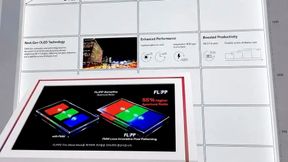 Das FLiPP-Prinzip von LG Display ersetzt die traditionellen Metallschablonen durch einen UV-Photolithografie-Prozess, wodurch RGB-Subpixel präziser auf bis zu 8.5-Gen-Muttergläsern strukturiert werden können. (Bild: LG Display)
