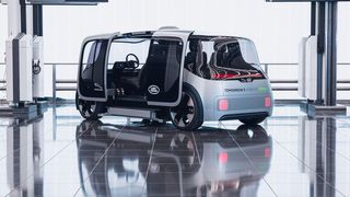 Jaguar Land Rover geht mit dem Projekt Vector ungewöhnliche Wege: Das elektrische Shuttle soll bereits 2022 eingesetzt werden. (Bild: Jaguar Land Rover)