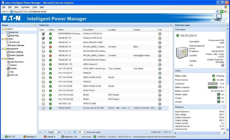 Softwaretools zur Fernüberwachung geben Aufschluss über den Stromverbrauch einzelner Geräte: (Archiv: Vogel Business Media)