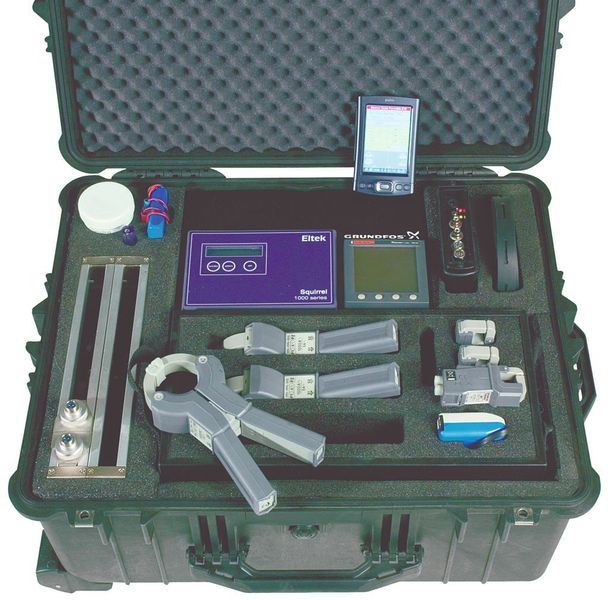 Bild 2: In diesem Koffer sind alle Utensilien für ein Pump-Audit enthalten.  (Bild: Grundfos)