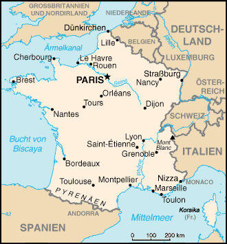 Petrochemische und pharmazeutische Produkte generieren in Frankreich einen hohen Umsatz. (Bild: CIA)