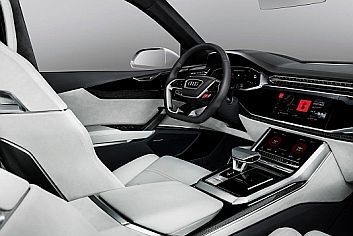Audi Q8 sport concept: HMI-Bedienkonzept mit voll integriertem Android (AUDI AG)