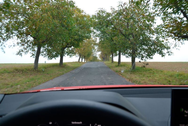 Macht aber nichts, denn das kleinste SUV von Audi fühlt sich auch auf solchen Straßen pudelwohl.  (Michel/»kfz-betrieb«)