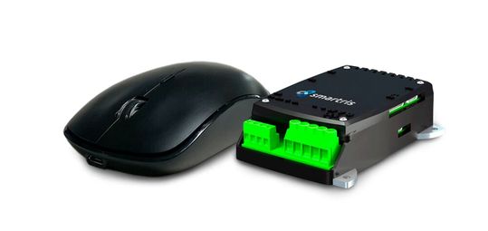 Der neue Antriebsregler ist so kompakt wie eine Computermaus.(Bild:   Sumitomo)