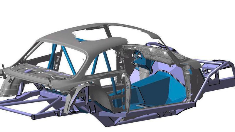 Das Chassis des Emilia GT Veloce wird komplett neu aufgebaut. (Bild: Emilia Auto)