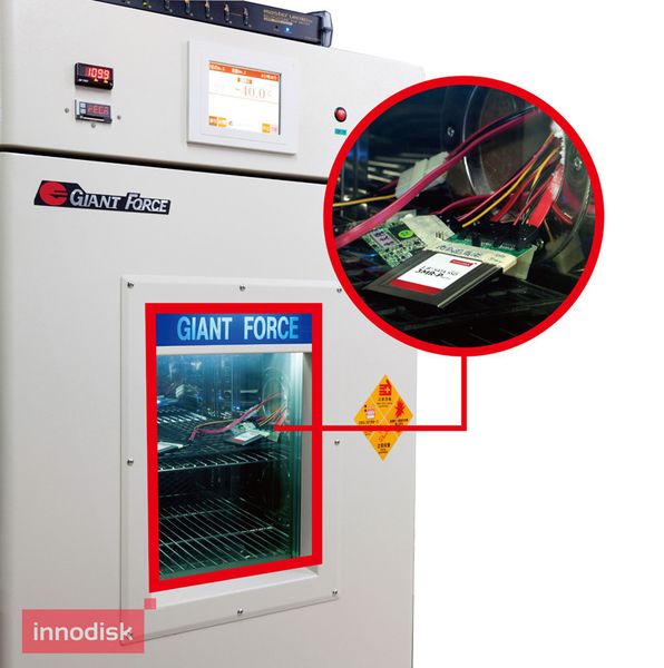 Sibirisch: Diese SSD wird gerade bei minus 40 Grad Celsius gelagert.  (Innodisk)