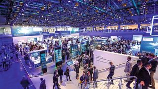 Solche Bilder wird man der diesjährigen SPS leider nicht sehen. Die Veranstaltung wird aufgrund der Corona-Pandemie rein virtuell stattfinden. (Mesago / Malte Kirchner)