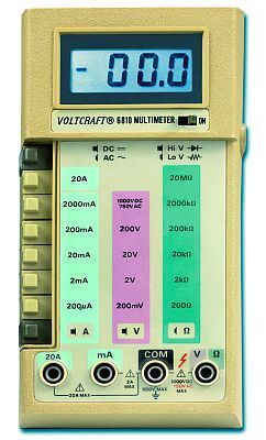 VOLTCRAFT 6010: Das Digitalmultimeter eroberte 1982 den Markt. Innerhalb eines Jahres verkaufte Conrad über 100.000 Stück. (Bild: Conrad)
