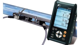 Das Portaflow-C-Ultraschall-Durchflussmessgerät arbeitet nach dem Ultraschall-Laufzeitverfahren und nutzt optional das Puls-Dopplerverfahren. (Archiv: Vogel Business Media)