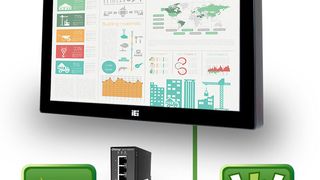 Die Wide Screen All-in-One PC-Serie lässt sich um PoE-Funktionalität erweitern. Wird das optionale Power-over-Ethernet-Modul verwendet, reduziert sich der Verkabelungsaufwand. (ICP Deutschland)