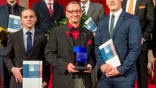 Insgesamt sieben DIN-Preise in vier Kategorien wurden am 6. November 2014 im Rahmen der 14. Festveranstaltung „Weltfaktor Normung“ in Berlin vergeben. (Bild: Christian Kruppa)
