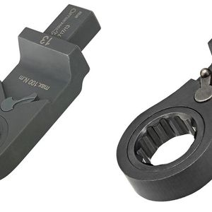 Die Einsätze 717 und 718 haben eine 9x12 mm bzw. 14x18 mm Vierkantaufnahme.(Bild:  Stahlwille)