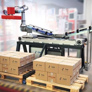 Im Herbst 2018 hat Rollon die neue Verfahreinheit für UR-Roboter erstmals dem internationalen Fachpublikum vorgestellt.