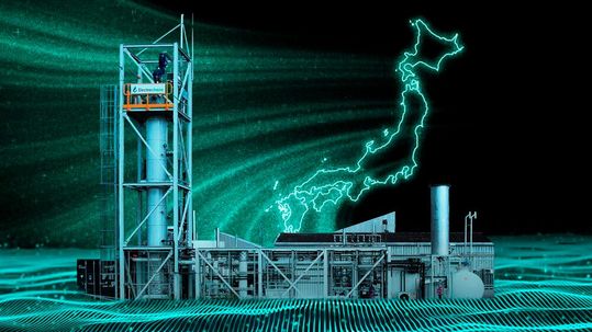 Hitachi wird Electrochaea patentierte Technologie zur Herstellung von umweltfreundlichem, synthetisschem Methane einsetzen in der ersten Biomethanisierungsanlage in Japan. (Image: Electrochaea)