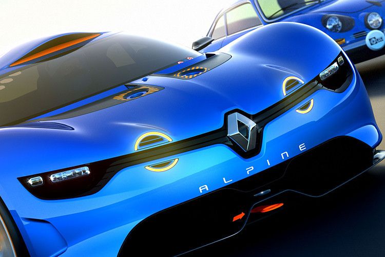 ... hier jedoch als LED und deutlich futuristischer. (Renault)