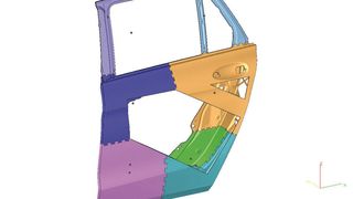Das Bauteil wird so geschnitten, dass die Formsteifigkeit des Funktionsprototypen nach dem späteren Zusammenbau zumindest dem ursprünglich konstruierten Bauteil entspricht. (Kegelmann Technik)