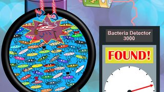 Wenn man gesuchte Erreger mit einer maßgeschneiderten Oberfläche ködert, sortieren sie sich gewissermaßen selbst aus einem Gemisch vieler unterschiedlicher Bakterien aus. Damit ist es einfach, sie auf elektronischem Weg nachzuweisen. (Bild: Sebastian Bals)