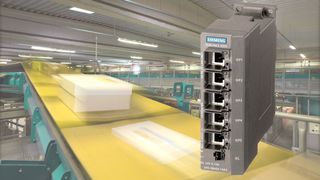 Auch in so komplexen Anwendungen wie einem Frachtpostzentrum müssen es nicht immer managed Switches sein. Ein unmanaged Switch wie der Industrial Ethernet Switch Scalance X005 von Siemens kann hier ausreichen.  Bilder: Siemens (Archiv: Vogel Business Media)