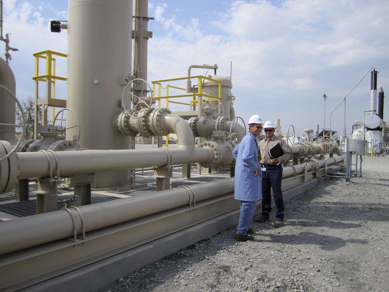 Hydraulisches Fracking im Barnett Shale in Texas (Bild: American Gas Association)
