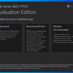 Herunterladen der Installationsdateien von SQL Server 2022.(Bild:  Joos (Screenshot))