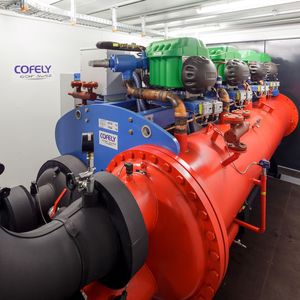 Quantum G erstmalig verbaut in einer Containerlösung von Cofely Refrigeration.