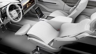 Ein neues patentiertes Sitzkonzept soll das automatisierte Fahren der Zukunft für Volvo-Fahrer einfacher machen. (Foto: Volvo)