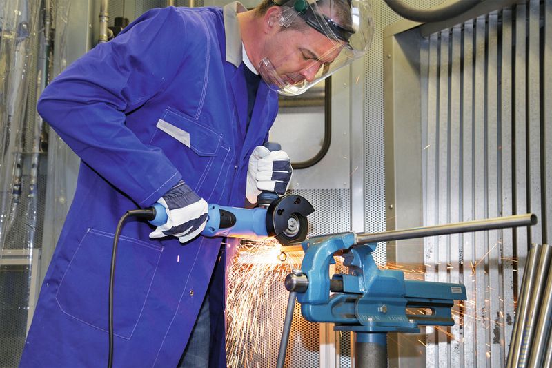 Bild 1: Zwei Kilometer Edelstahl konnten mit einer Trennschleifscheibe von Pferd in vier Tagen bearbeitet werden. (Bild: Pferd)