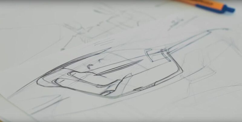 Eine der ersten Entwurfszeichnungen. (Lilium)