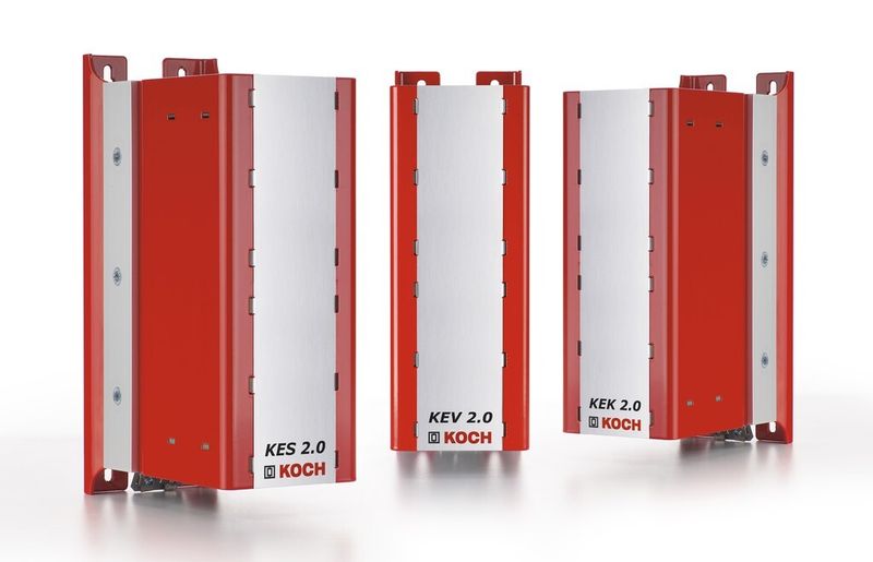 Die neue Geräterreihe besteht aus dem Puffermodul KES, dem USV für Drive Controller KEV und der Kombination aus beidem (KEK). (Bild: Michael Koch)