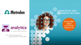 Live Talks von Metrohm auf der analytica