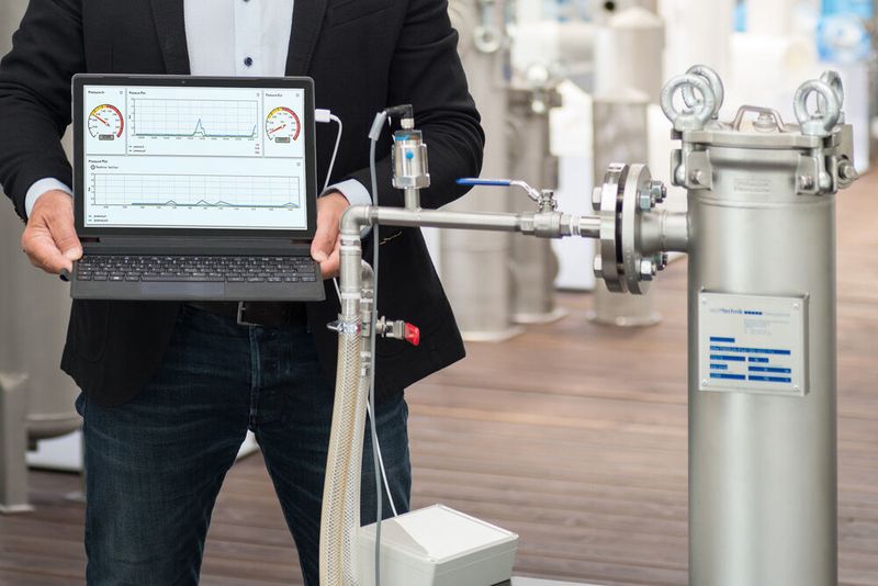 Ende 2018 wurde ein erster Prototyp eines smarten Filtercontrollers erfolgreich getestet und in ein Wolftechnik Filtersystem eingebaut (Demonstrator) (Martin Wolf Wagner)