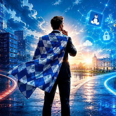 Bayerns Digitalministerium will alternative Softwarelösungen testen, um die Verwaltung unabhängiger von einzelnen IT-Anbietern zu machen. (Bild: KI-generiert)