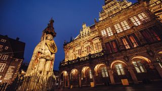 Im historischen Rathaus in Bremen laufen die Fäden politischen Handelns zusammen; bereits zum dritten Mal finden hier die Rathausgespräche statt (© Senatspressestelle Bremen)