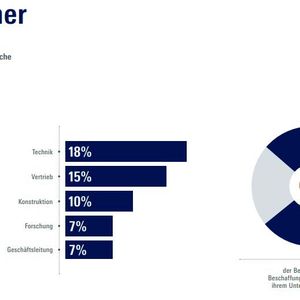 So setzt sich das Besucherbild der SPS 2022 in puncto Unternehmensbereiche zusammen.(Bild:  Mesago)
