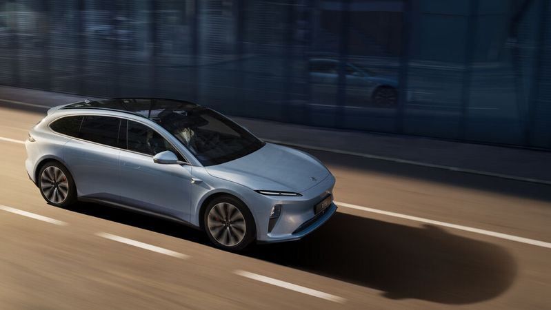 Auch mit dem ET5 Touring hat Nio bei EuroNCAP fünf Sterne eingefahren.(Bild:  Nio)