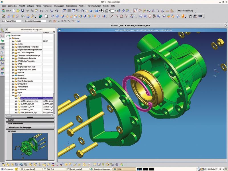 Bild 3: Anhand einer CAD-Baugruppe wird gezeigt, wie Remarc die automatische Ableitung von Stücklisten unterstützt.  (Bild: ARC Solutions)