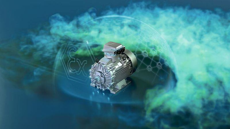 Der „Chemstar“ bewährt sich insbesondere bei rauesten Betriebs- und Umgebungsbedingungen. Nun gibt es den Motor auf einer neuen, standardisierten Plattform – mit den gleichen robusten Eigenschaften wie bisher, allerdings noch komfortabler bei Handling, Engineering und Service. (Siemens)