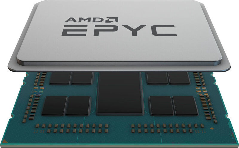 AMD ist derzeit der einzige Hersteller von x86-Server-Prozessoren, der 64 Cores pro Sockel und PCIe 4.0 bielten kann. (AMD)