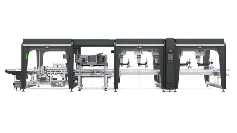 Die neue Generation modularer Verpackungsmaschinen mit schaltschrankloser Antriebstechnik von Bosch Rexroth stellt die Gerhard Schubert GmbH erstmals auf der Interpack 2026 vor.(Bild:  Gerhard Schubert GmbH)