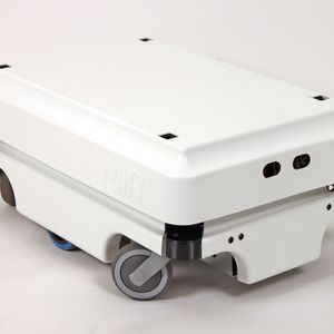 Der mobile Roboter MiR100 von Mobile Industrial Robots wurde entwickelt für Anwendungen in den Bereichen Logistik und Produktion, aber auch für das Gesundheitswesen.