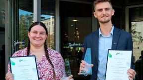 Die Top-Azubis des Technischen Handels 2026 (v.l.): Lia Joy Seider und Felix Schöfl. (Bild: VTH)