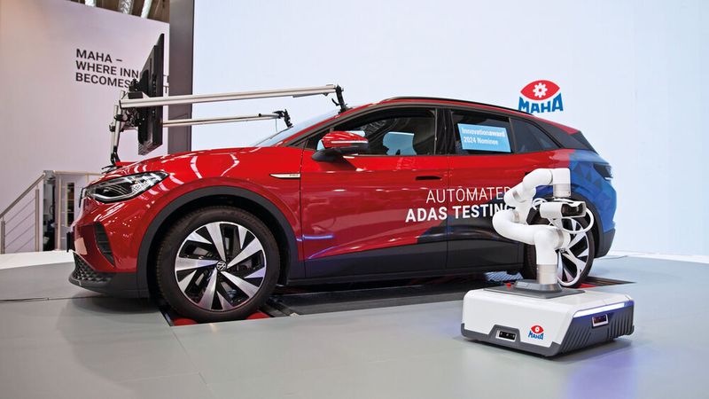 Innovationspreisträger in der Kategorie Werkstattausrüstung und -geräte: Maha für den Autonomous Inspection Assistant (Maia).(Bild:  Maha)