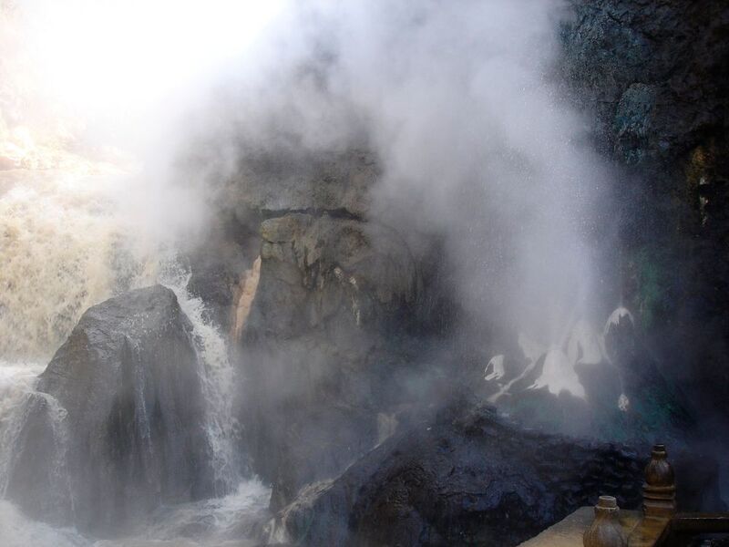 Hot springs such as the Tengchong Yunnan hotspring in China are a preferred habitat of the investigated microorganisms. (Prof. Wenjun Li)