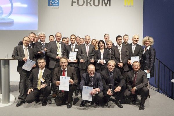 Die Gewinner des eCarTec-Awards 2012 (MunichExpo Veranstaltungs GmbH)