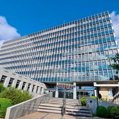 Das Kraftfahrt-Bundesamt in Flensburg (Bild: KBA)