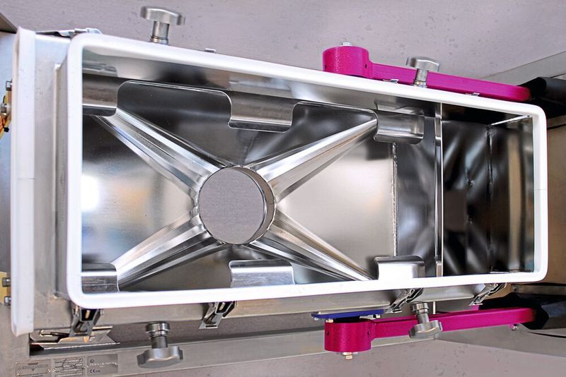 Die neue Langhub-Konti kombiniert produktschonendes Sieben mit einfachem Handling, vielfältigen Anpassungsoptionen und einer guten Reinigbarkeit.  (J. Engelsmann)