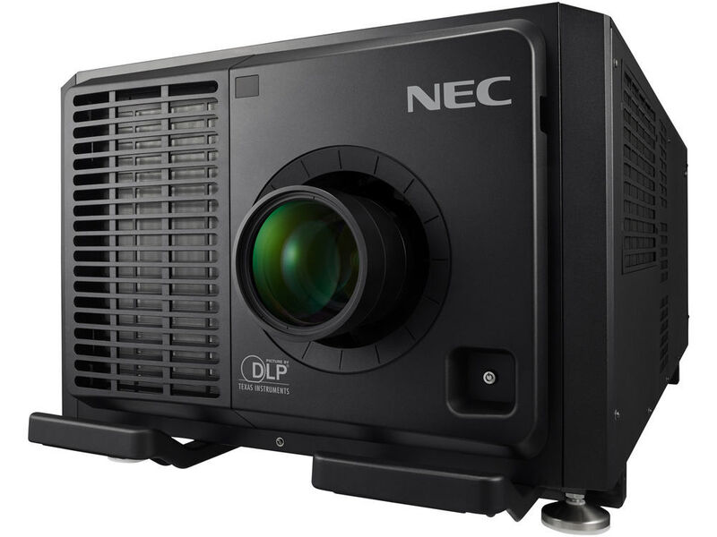 Der UHD-Projektor NEC PH3501QL mit bis zu 40.000 Center Lumen ist das neue Spitzenmodell von NEC. (NEC Display Solutions)