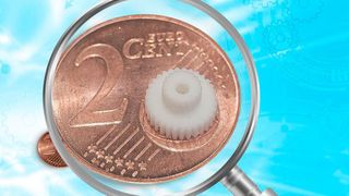 Iglidur i3000 soll den DLP-3D-Druck  besonders kleiner und präziser Bauteile mit einer 30- bis 60-fach höheren Lebensdauer als bei herkömmlichen 3D-Druck-Harzen ermöglichen.  (Bild: Igus)