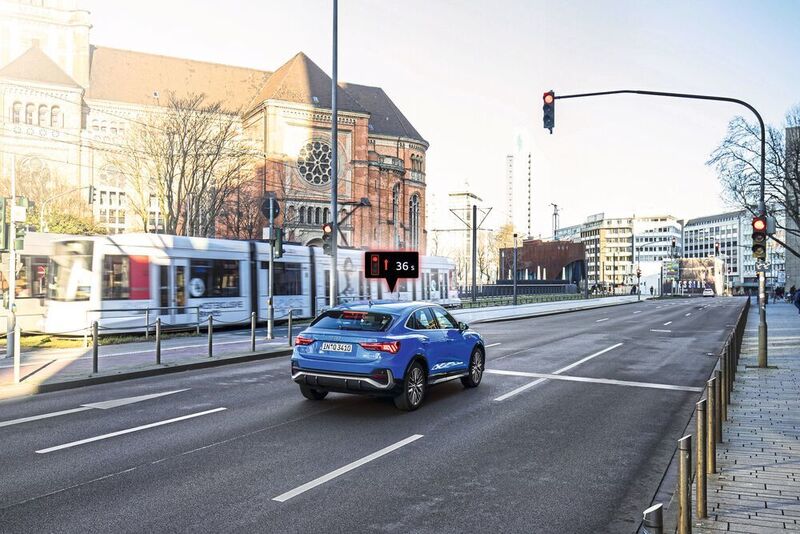 Im Frühsommer wird ein großer Teil der Düsseldorfer Kreuzungen vernetzt sein, etwa 450 der insgesamt rund 600 Signalanlagen.  (Audi)